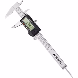 Informations techniques Longueur du bec : 150 mm Matériau : acier inoxydable Plage de mesure (max.) : 150 mm Précision (détai ...