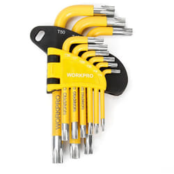 Workpro Jeu de clés Torx 9 pièces