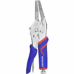 Informations techniques Longueur : 165 mm Matériau : Acier Chrome-Vanadium Poids : 520 kg Pince-étau WorkPro WP231075 165 mm  ...