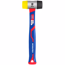 Marteau Double Face Workpro Avec Manche En Fibre De Verre. Double Tête Remplaçable. Option Idéale Pour L'installation De Fenê ...