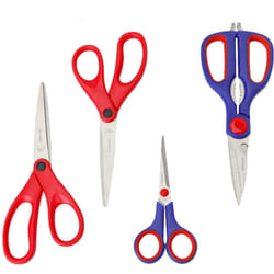 WORKPRO Set of ciseaux, lames of acier inoxydable, plastique moulé, coupe polyvalente, W000400