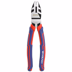 Pince coupante diagonale 225mm. acier au carbone forgé 50crv avec revêtement ni-fe pour une plus grande durabilité. poignée b ...