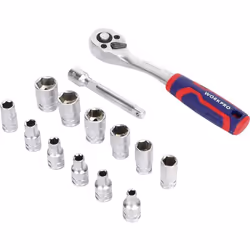 enquête Acier chrome-vanadium Cliquet de changement de levier Poignée ergonomique et souple description La clé à cliquet 72 d ...