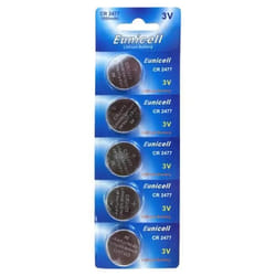 Piles CR2477 - EUNICELL - 5 pièces - Lithium 3V - 1050mAh - DL2477 ECR2477 BR2477