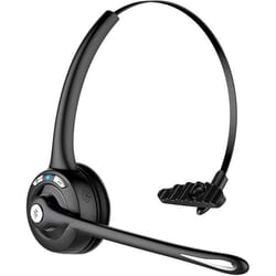 Casque Bluetooth Professionnel M6 - Noir - Kit mains libres - Connexion Multi-Point - 13H Appel