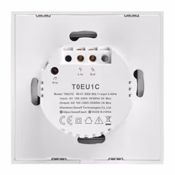 Interrupteur à lumière tactile wifi sonoff t0 eu tx (1-gang) . With warranty of 3 years and with EAN : 6920075725506