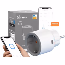 SONOFF S60TPF - Prise Wi-Fi intelligente SONOFF S60TPF est une prise Wi-Fi avancée qui offre un contrôle intelligent des appa ...