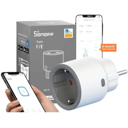 Prise Wi-Fi intelligente Sonoff S60 avec wattmètre, 16 a, 4 000 w, prise à broches
