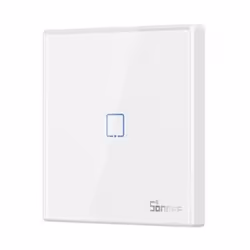 Sonoff T2EU1C-RF, Blanc, Plastique, Montage au mur, 0.433 GHz, 86 mm, 9 mm