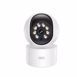 Caméra WiFi Intérieure Rotative 340° avec Éclairages LED Détection Humaine NO NAME Blanc