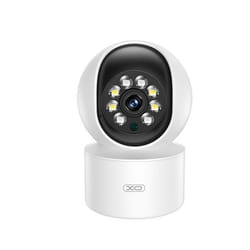 Caméra WiFi Intérieure Rotative 340° avec Éclairages LED Détection Humaine NO NAME Blanc