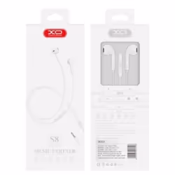 XO S8, Avec fil, Appels/Musique, Casque, Blanc