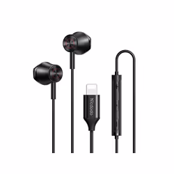 Mcdodo HP-3480, Avec fil, Appels/Musique, 16 g, Casque, Noir