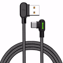 Câble de téléphone - Mcdodo - USB Type C - Chargement rapide - Coudé à 90° - 12m