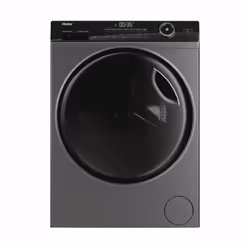Haier HWD80-B14959S8EU1, Charge avant, Pose libre, Noir, Argent, Gauche, Noir, Noir