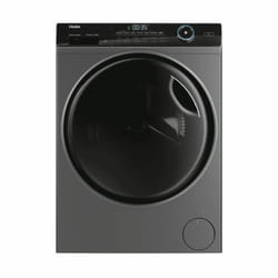 Haier HWD80-B14959S8EU1 Pose libre Noir, Argent D
