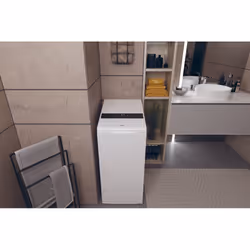 Haier HW85-BPD13386U1 machine à laver Charge par dessus 8,5 kg 1300 tr/min Blanc
