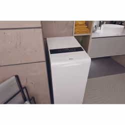 Haier HW85-BPD13386U1 machine à laver Charge par dessus 8,5 kg 1300 tr/min Blanc