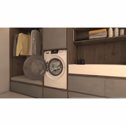 Haier HWD90-BP14929A machine à laver avec sèche linge Pose libre Charge avant Blanc D - Vue supplémentaire 7