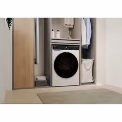 Haier HWD80-BP14357NTU1 machine à laver avec sèche linge Pose libre Charge avant Blanc - Vue supplémentaire 2