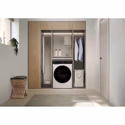 Haier HWD80-BP14357NTU1 machine à laver avec sèche linge Pose libre Charge avant Blanc - Vue supplémentaire 3