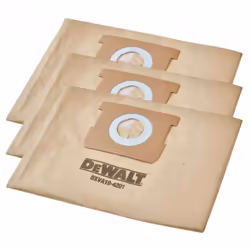Sacs en papier de remplacement pour aspirateurs DXVA19-4201 Sacs pour aspirateurs industriels Volume 23 - 38 L Matériau papie ...