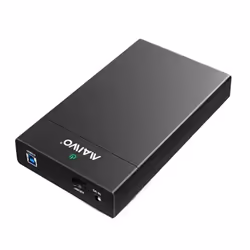 Deltaco K3568A, Boîtier HDD, 3.5", SATA, Série ATA II, Série ATA III, 5 Gbit/s, Connectivité USB, Noir