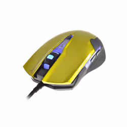 E-blue Auroza G, Droitier, Optique, USB Type-A, 3000 DPI, Noir, Jaune