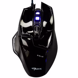 E-blue Mazer M642, Droitier, Optique, USB Type-A, 2500 DPI, Noir