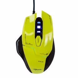 E-blue Mazer M642, Droitier, Optique, USB Type-A, 2500 DPI, Vert