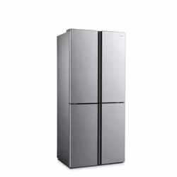 Hisense RQ515N4AC2 frigo américain Pose libre 427 L E Métallique, Argent