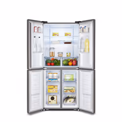 Hisense RQ515N4AC2 frigo américain Pose libre 427 L E Métallique, Argent - Vue supplémentaire 4