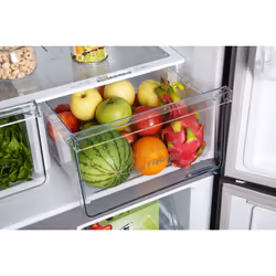 Hisense RQ515N4AC2 frigo américain Pose libre 427 L E Métallique, Argent - Vue supplémentaire 8