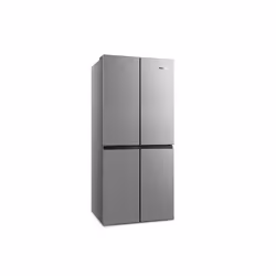 Hisense RQ563N4SI2, Pose libre, Porte française, Acier inoxydable, LED, Tactile, LED