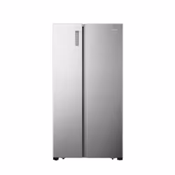 Hisense RS677N4BID, Pose libre, Américain, Acier inoxydable, LED, Tactile, LED