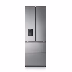Hisense RF632N4WIE, Pose libre, Porte française, Gris, Acier inoxydable, LED, Rail de porte, LED
