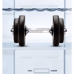 Hisense RB440N4ACD réfrigérateur-congélateur Pose libre 434 L D Acier inoxydable - Vue supplémentaire 14