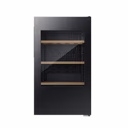 Hisense RW12D4NWG0, Refroidisseur de vin compresseur, Pose libre, 30 bouteille(s), G, Noir, Acier inoxydable, Noir