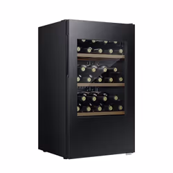 Hisense RW12D4NWG0 refroidisseur à vin Refroidisseur de vin compresseur Pose libre Noir 30 bouteille(s)