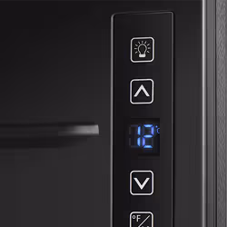 Hisense RW12D4NWG0 refroidisseur à vin Refroidisseur de vin compresseur Pose libre Noir 30 bouteille(s) - Vue supplémentaire 4