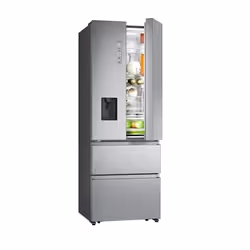 Hisense RF632N4WIE1 frigo américain Pose libre 485 L E Acier inoxydable