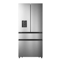 Hisense RF540N4WIE frigo américain Pose libre 430 L E Acier inoxydable