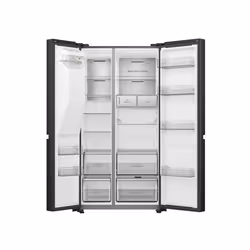 Hisense RS818N4TFE frigo américain Pose libre 632 L E Noir