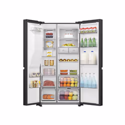 Hisense RS818N4TFE frigo américain Pose libre 632 L E Noir - Vue supplémentaire 5