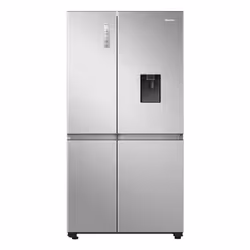 Hisense RS840N4WCE, Pose libre, Américain, Acier inoxydable, Tactile, LED, R600A