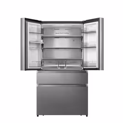 Hisense RF749N4SWSE frigo américain Pose libre 579 L E Acier inoxydable