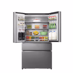 Hisense RF749N4SWSE frigo américain Pose libre 579 L E Acier inoxydable - Vue supplémentaire 4