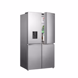 Hisense RQ758N4SWSE, Pose libre, Américain, Acier inoxydable, LED, Tactile, LED