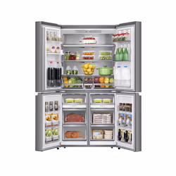 Hisense RQ758N4SWSE frigo américain Pose libre 606 L E Acier inoxydable - Vue supplémentaire 7
