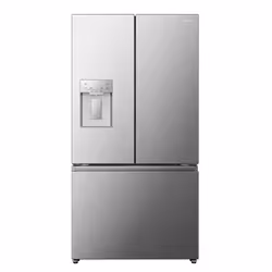 Hisense RF815N4SESE, Pose libre, Porte française, Acier inoxydable, Métal, Cadre métallique, 634 L